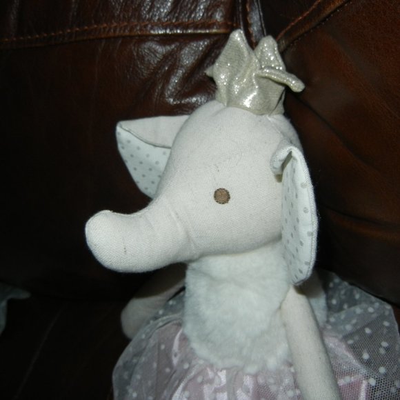 Orange Tree Kids Cloth Ballet Pink Tutu Elephant Ballerina Plush Doll 18”  🩰 - Picture 2 of 3